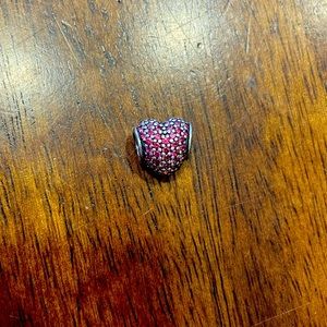 Pandora Pink Heart Charm